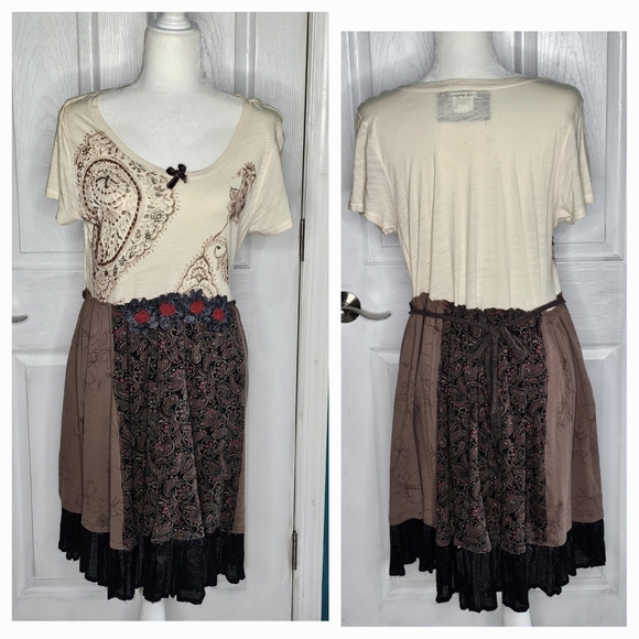 Handmade Upcycled Dress/Tunic Medium-Large - Picture 12 of 12